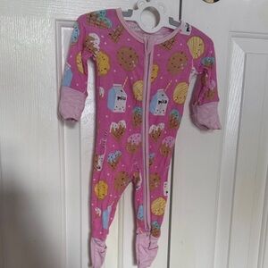 Little Sleepies Milk and Cookies Zippy